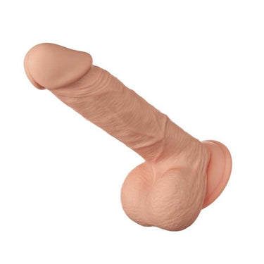 Dildo Realistico con Testicoli e Ventosa, 15,5 cm Inseribili